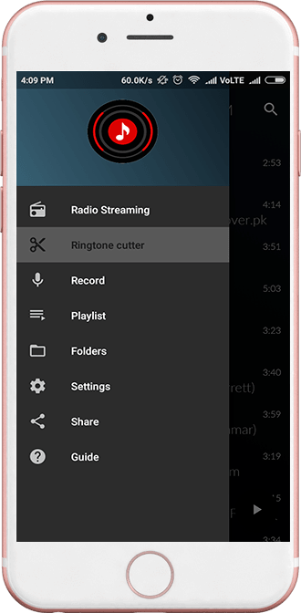mobile screen
